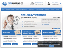 Tablet Screenshot of coolhosting.cz